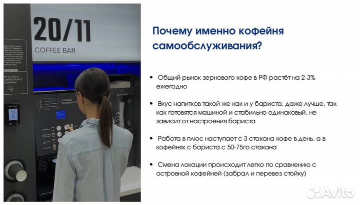 Бизнес кофейня самообслуживания