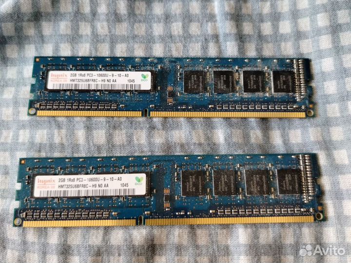 Оперативная память ddr3 (2+2)gb 1333