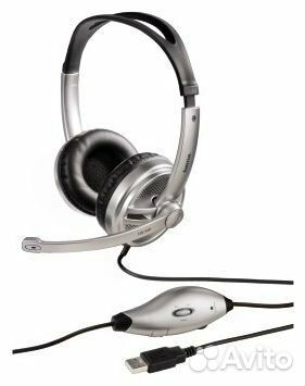 Компьютерная гарнитура hama HS-440 USB(мониторные)