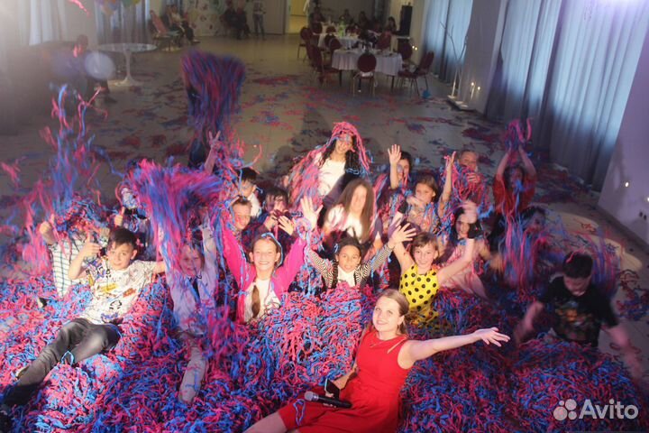 Серебряное, бумажное шоу для детей и взрослых