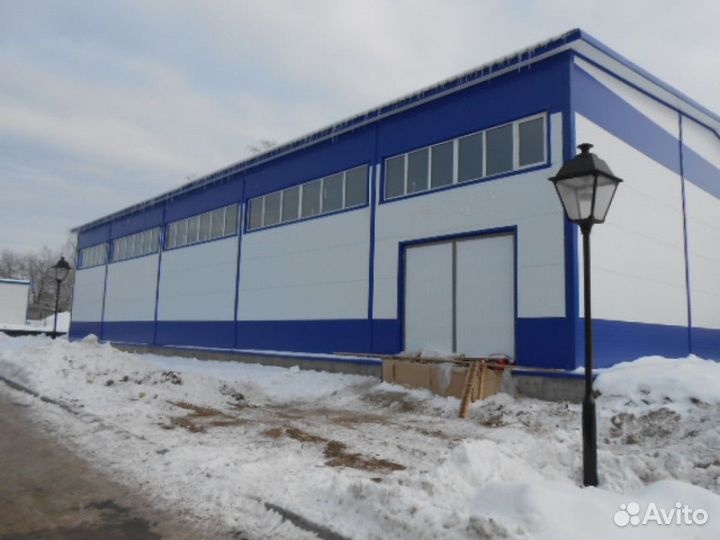 Ангары из проф листа