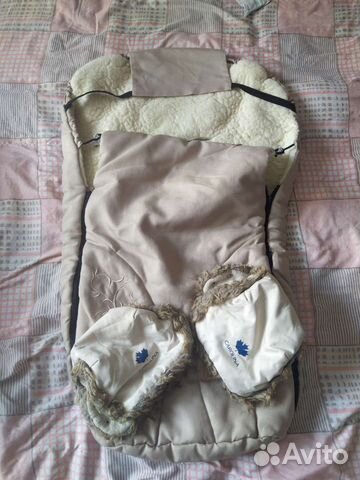 Теплый конверт в прогулочную коляску