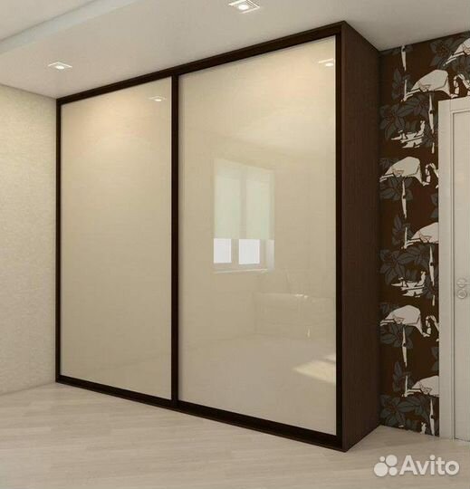 Двери-купе с стеклом Lacobel шк-227