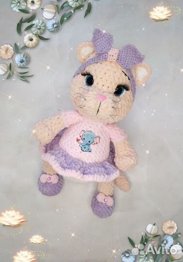 Вязаная кошка