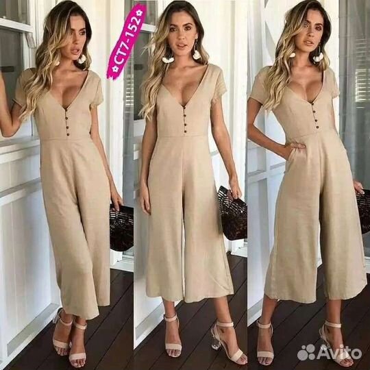 Комбинезоны лен новые