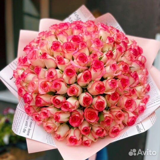 Букеты из 101 розы 51 розы