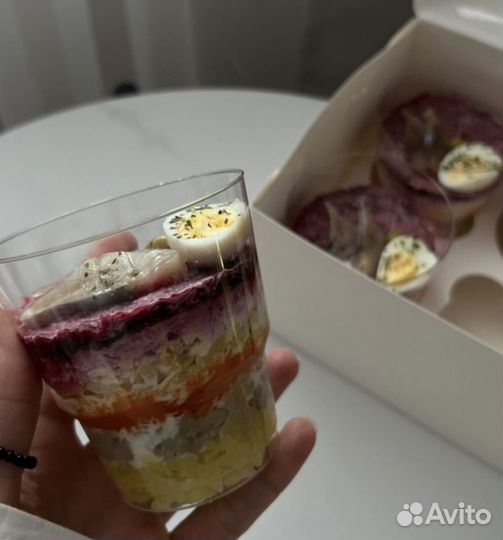 Бенто салат на заказ трайфлы