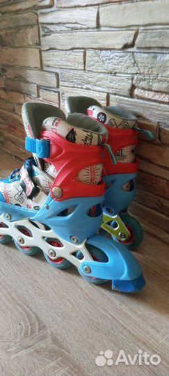 Роликовые коньки детские раздвижные