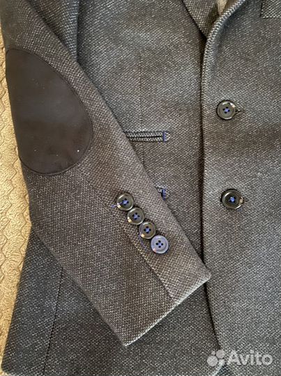 Школьный костюм(пиджак плотный трикотаж)