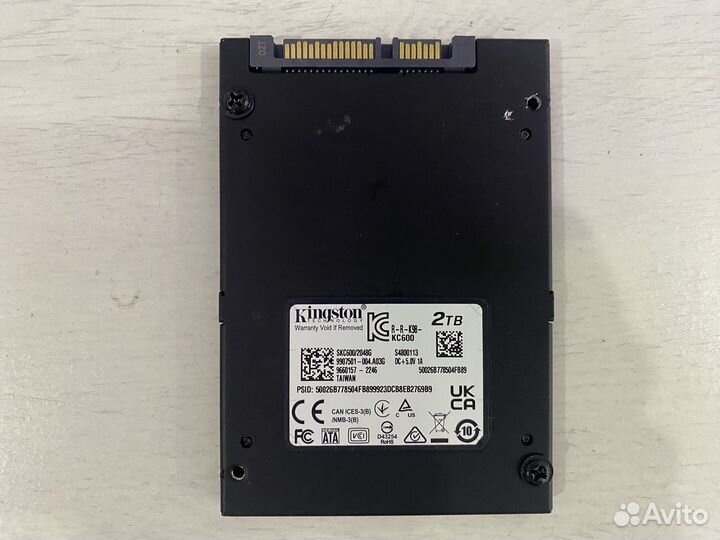 Ssd kingston KC600 2TB