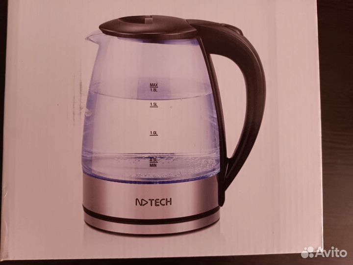 Чайник электрический с подсветкой новый