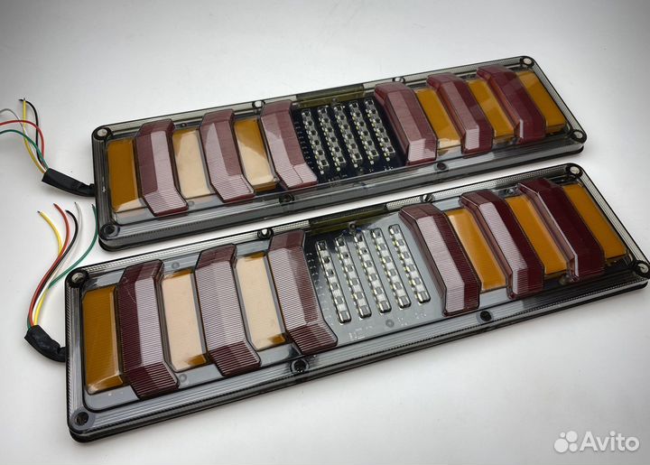 Диодные задние фонари LED 12-24В T1 «Транформеры»