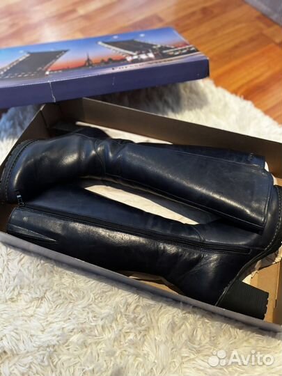 Новые зимние кожаные женские сапоги 38