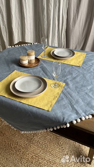 Кухонный текстиль лен