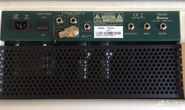 Ламповый комбоусилитель Ibanez TSA15