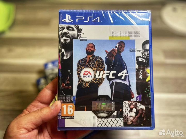 Новый диск Ufc 4 для ps4 ps5