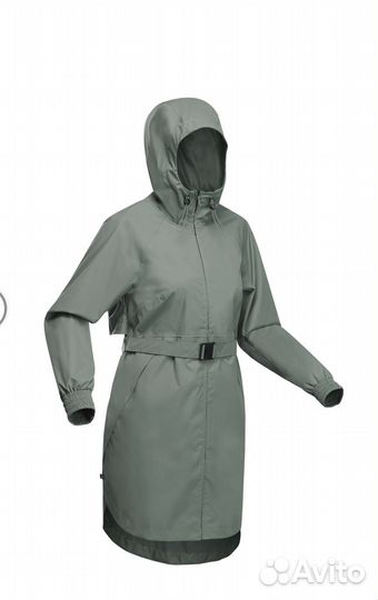 Плащ дождевик женский, Quechua, XS