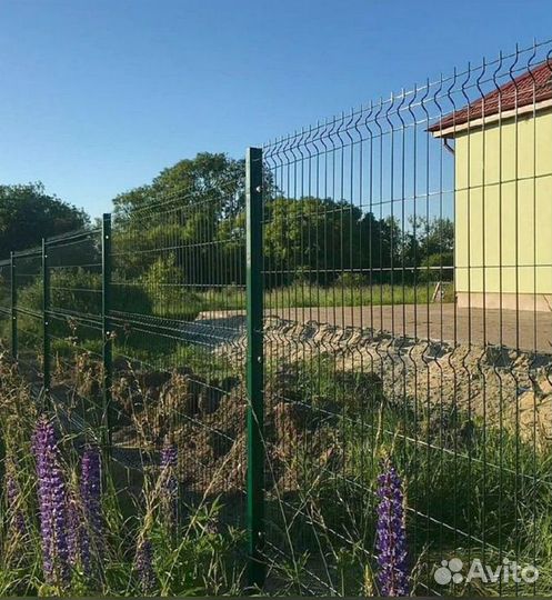 Забор сетка 3д
