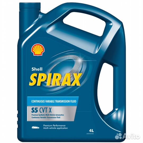 Жидкость Shell Spirax S5 CVT X для АКПП 4 литра