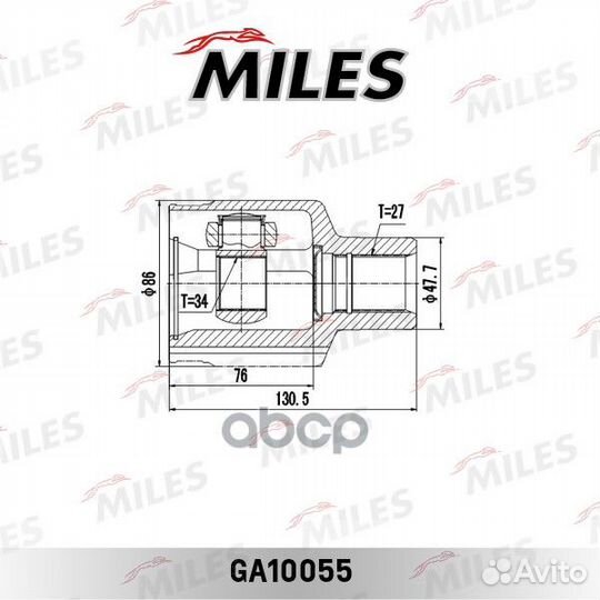 ШРУС ssangyong kyron 05-12/actyon 01-09/rexton