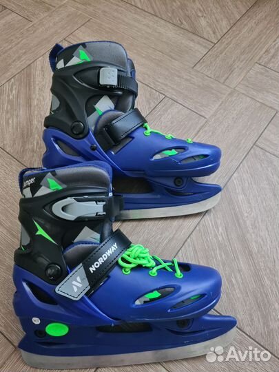 Коньки детские раздвижные 34 37