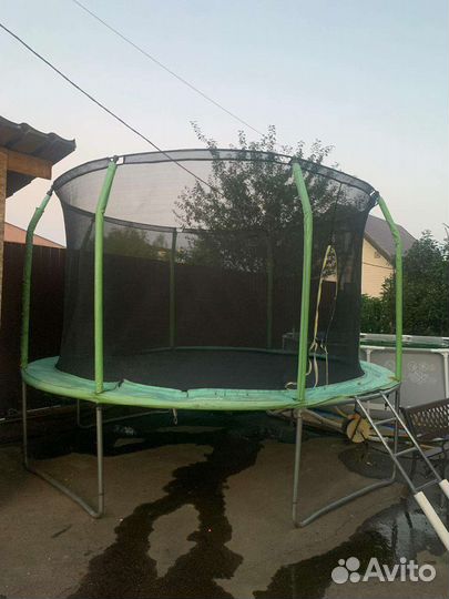 Батут с сеткой бу