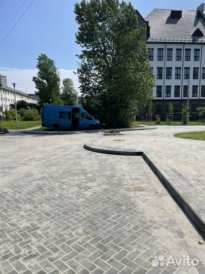 Укладка тротуарной плитки