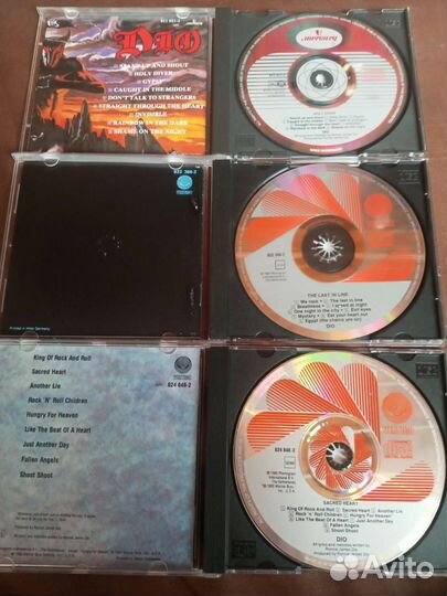 Фирменные оригинальные издания DIO 83-84 -85 на cd