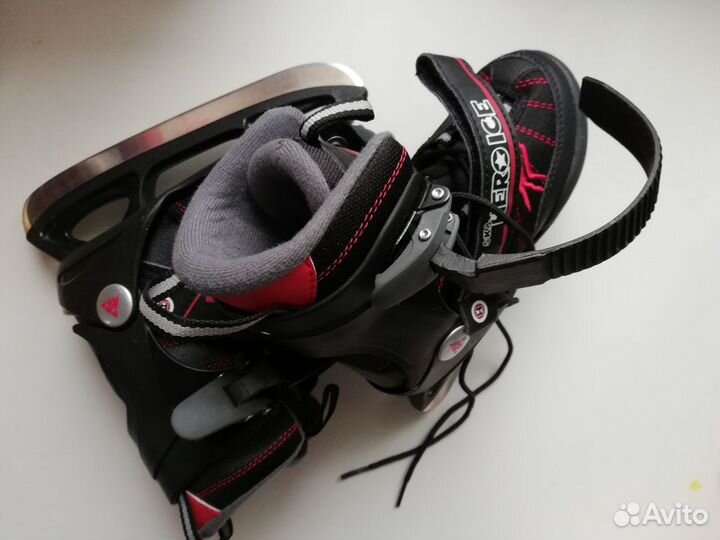 Ледовые коньки К2 детские раздвижные 17-20,5 см