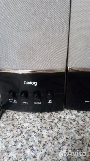 Колонки dialog AM-13B для компьютера
