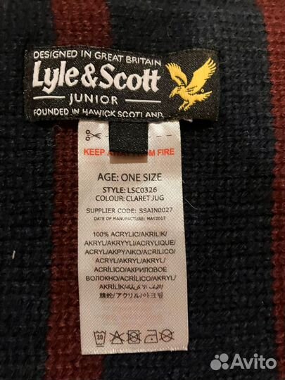 Шарф Lyle&Scott Junior