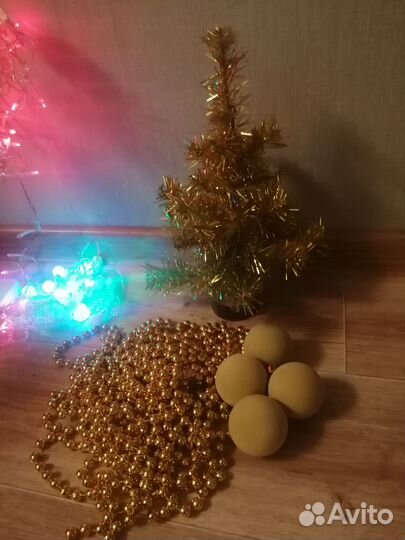 Набор для украшения к Новому году 6 предметов