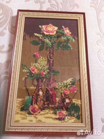 Картина вышитая крестом