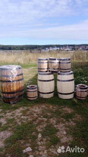Бочка деревянная