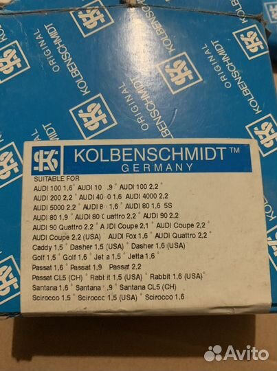 Поршневые кольца 80 00009 4 3 125 audi,vw