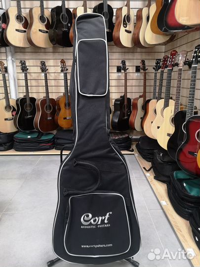 Акустический бас Cort sjb5f-BK