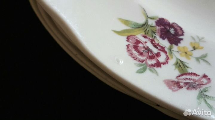 Тарелки Дулёво гвоздика 1959 год