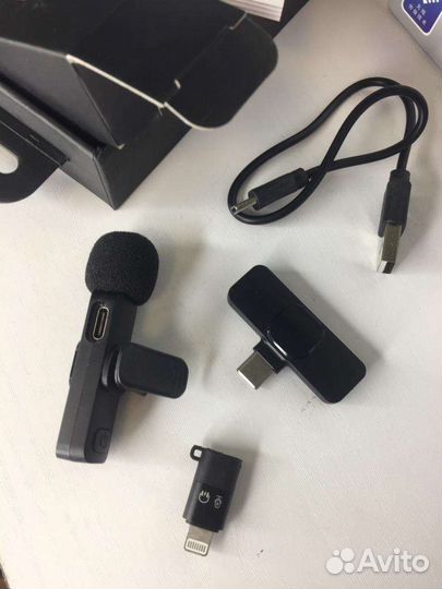 Микрофон петличка беспроводной для Type-c и iPhone