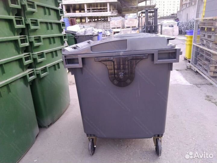 Пластиковый евроконтейнер 1100л