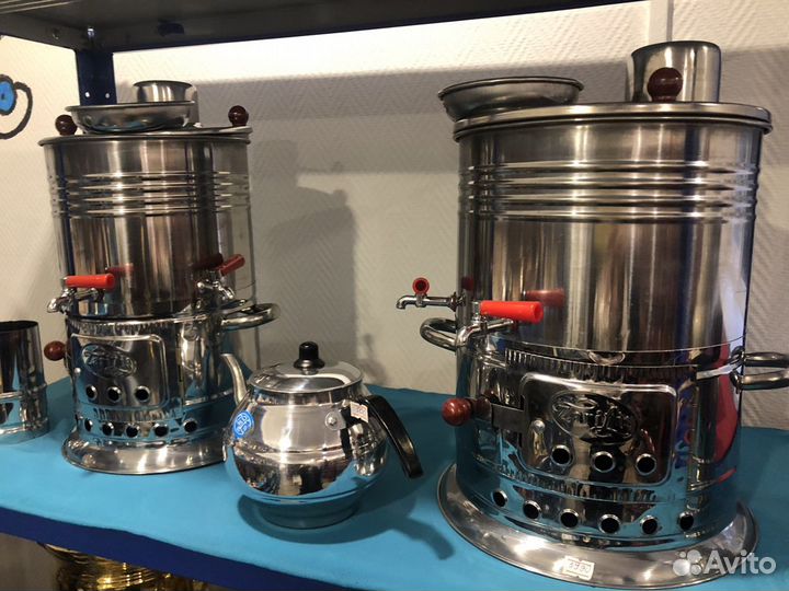 Самовар на дровах новый