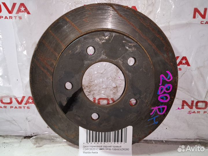 Диск тормозной задний правый C24Y26251C ##BL5FW-10