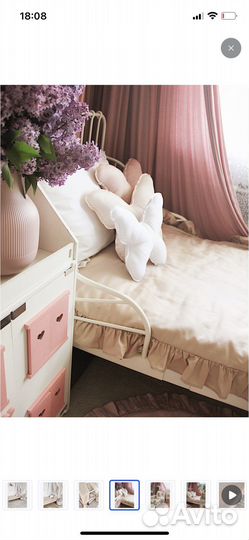 Покрывало с рюшами детское