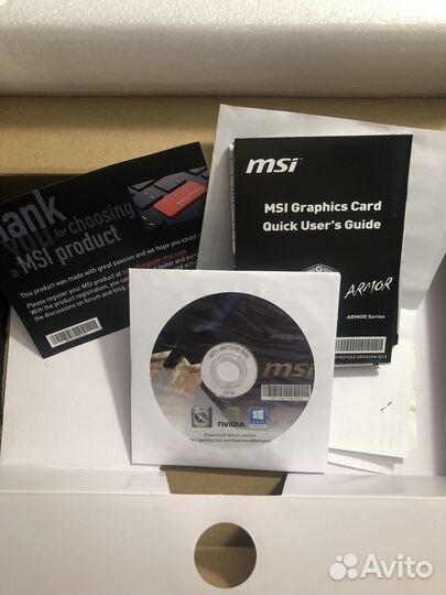 Видеокарта MSI gtx 1050 2gb