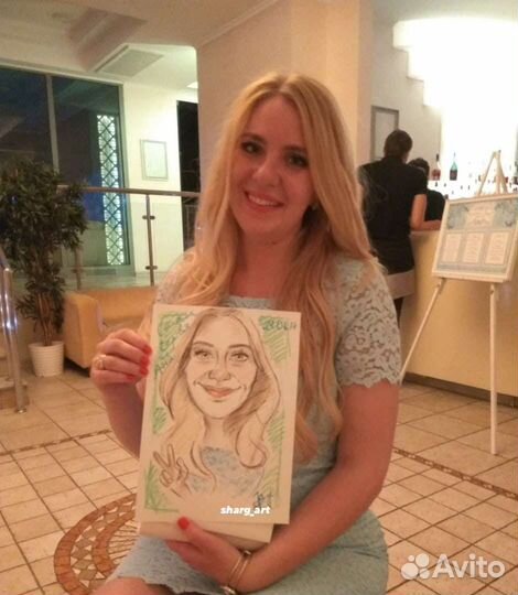 Шаржист на мероприятие Калуга, Обнинск