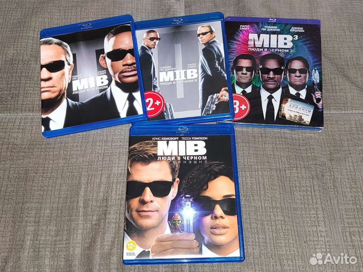 Люди в чёрном. 4 фильма (4 Blu-ray)