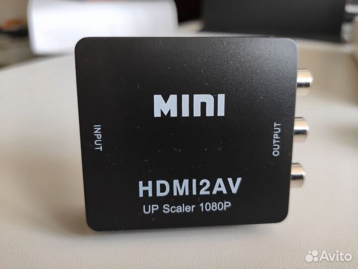 Конвертер переходник с hdmi на 3RCA (тюльпаны AV)