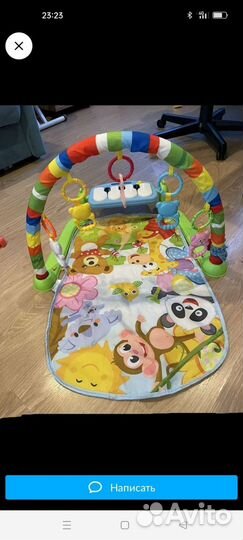 Развивающий коврик с пианино