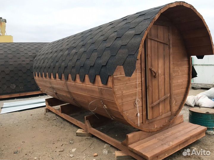 Баня бочка квадро в наличии