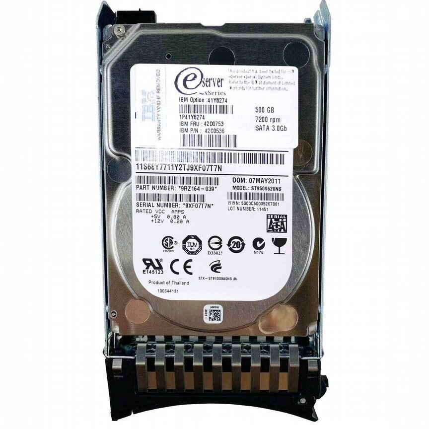 [41Y8274] Жесткий Диск Ibm 500gb 42с0536 Sata2 2.5 41y8274