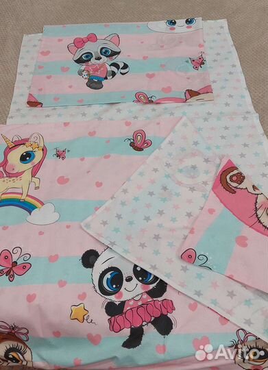 Детское постельное белье в детскую кроватку